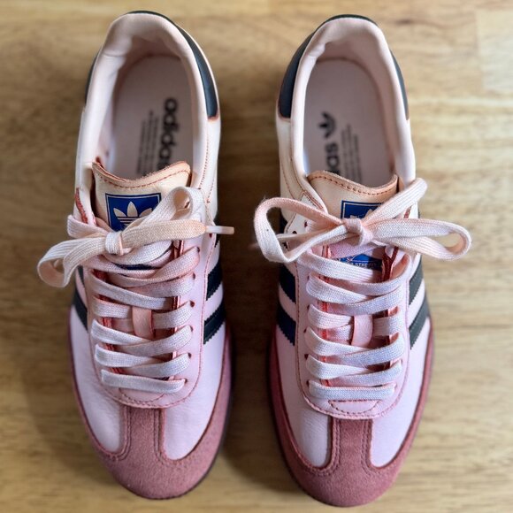 Unworn Custom-Dyed Adidas, Pink/Orange Gradient - Picture 1 of 5